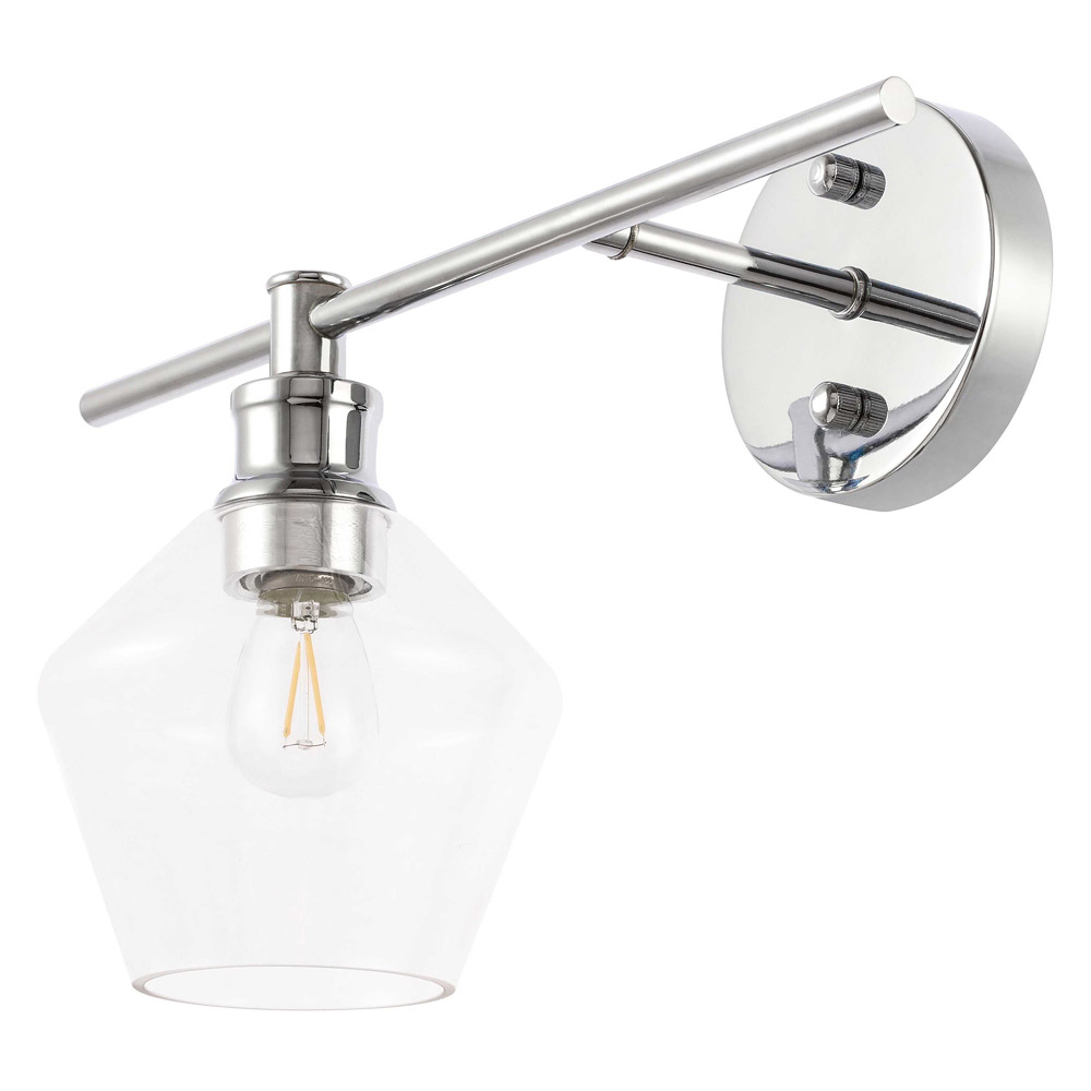 Elegant Wall Sconce - Chrome, Right Side (LD2304C)