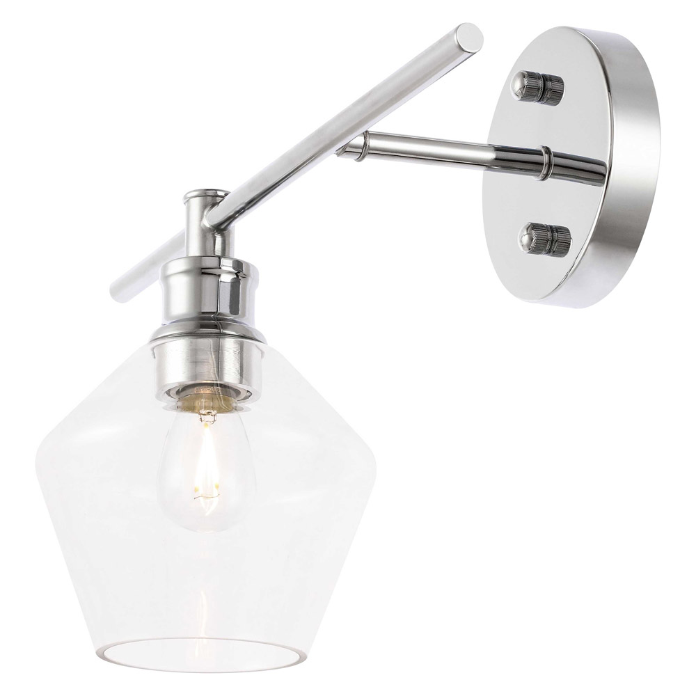 Elegant Wall Sconce - Chrome, Right Side (LD2304C)