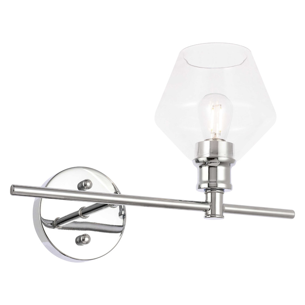 Elegant Wall Sconce - Chrome, Right Side (LD2304C)