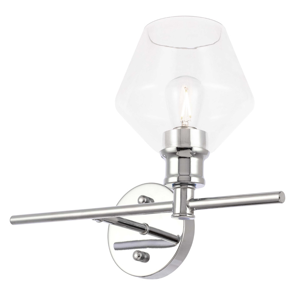 Elegant Wall Sconce - Chrome, Right Side (LD2304C)