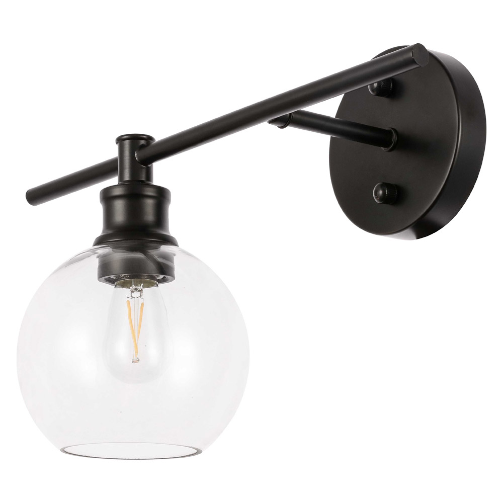 Elegant Wall Sconce - Black, Right Side (LD2306BK)