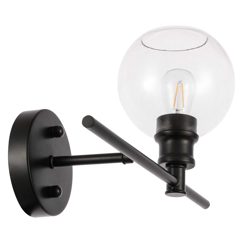 Elegant Wall Sconce - Black, Right Side (LD2306BK)