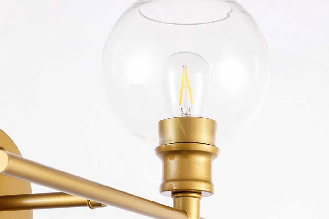 Elegant Wall Sconce - Brass, Right Side (LD2306BR)