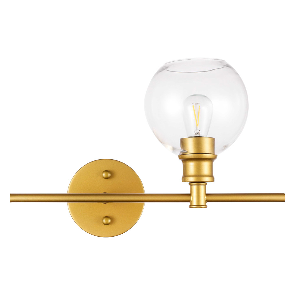 Elegant Wall Sconce - Brass, Right Side (LD2306BR)