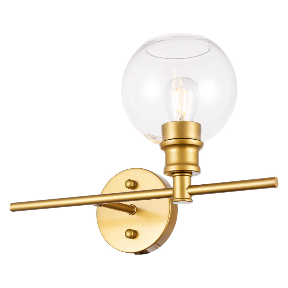 Elegant Wall Sconce - Brass, Right Side (LD2306BR)