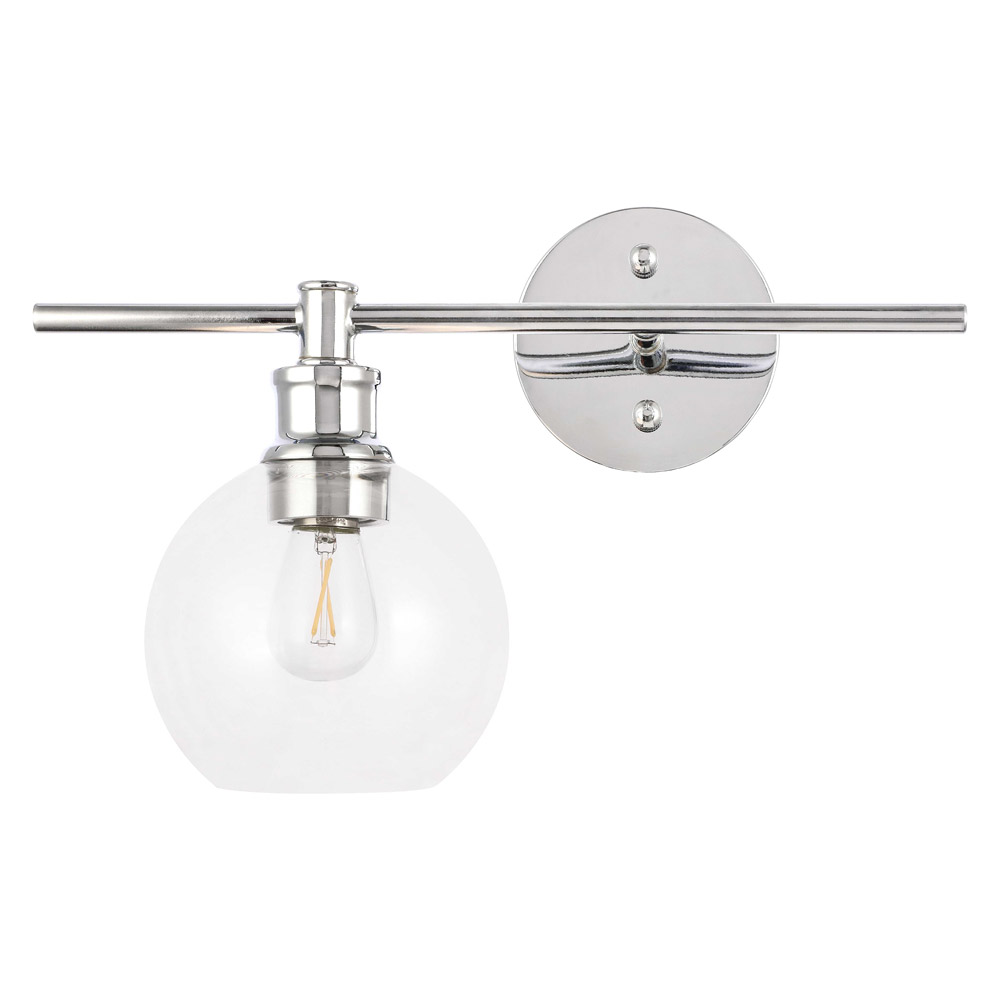 Elegant Wall Sconce - Chrome, Right Side (LD2306C)