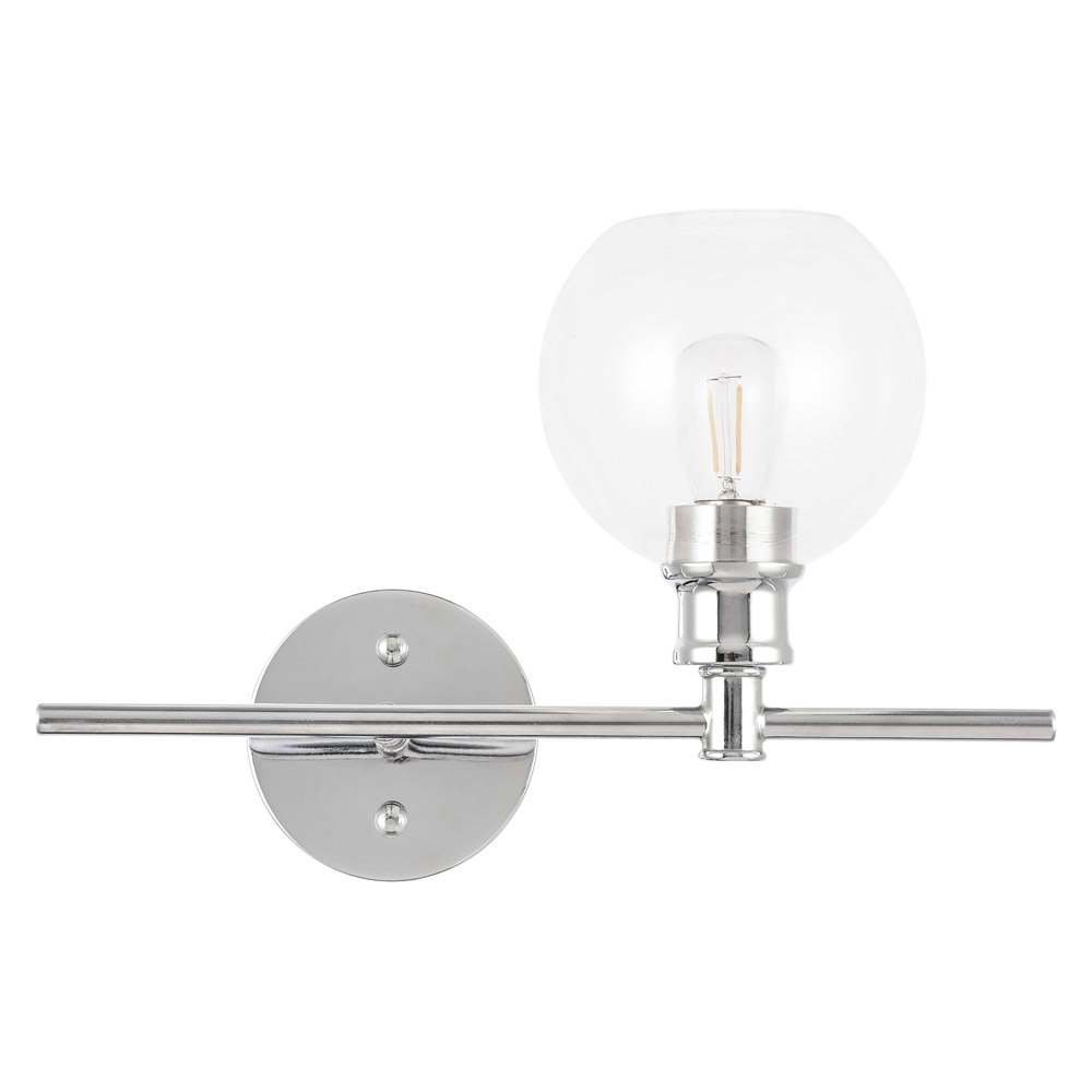 Elegant Wall Sconce - Chrome, Right Side (LD2306C)