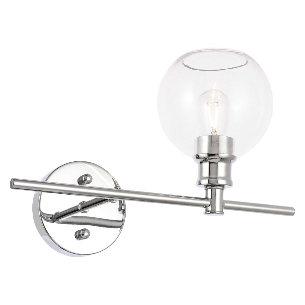 Elegant Wall Sconce - Chrome, Right Side (LD2306C)