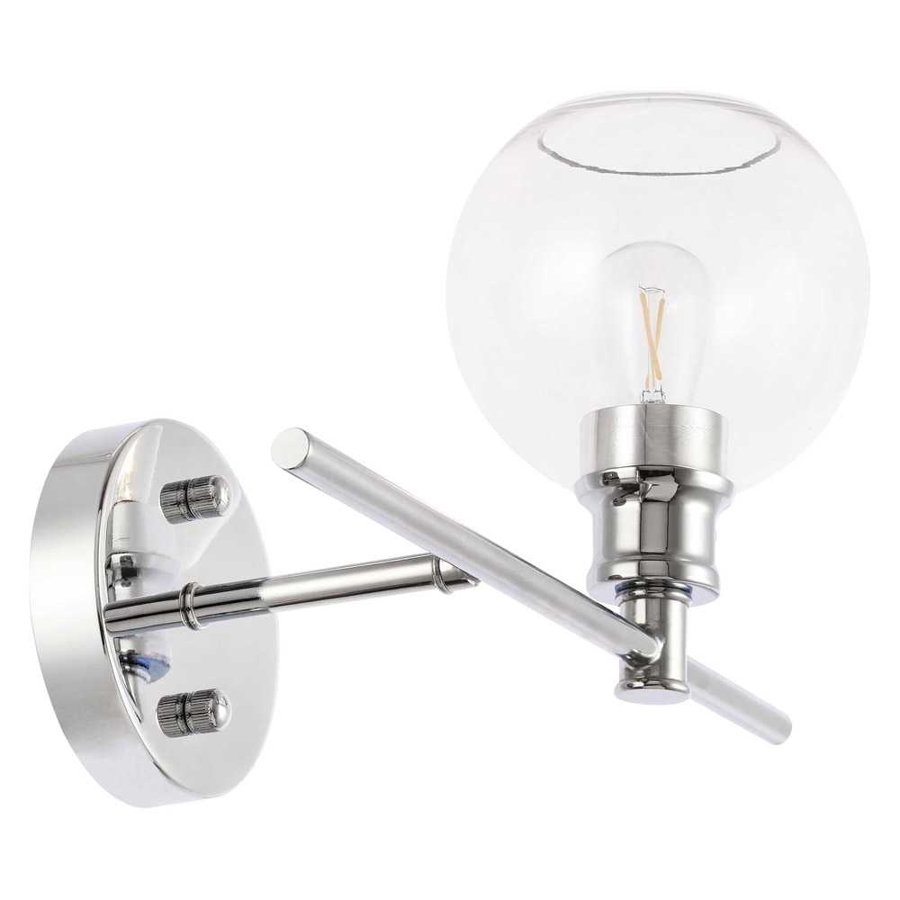 Elegant Wall Sconce - Chrome, Right Side (LD2306C)