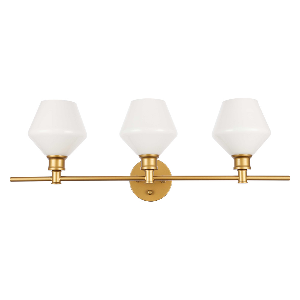 Elegant Wall Sconce - Brass/Matte Glass (LD2317BR)