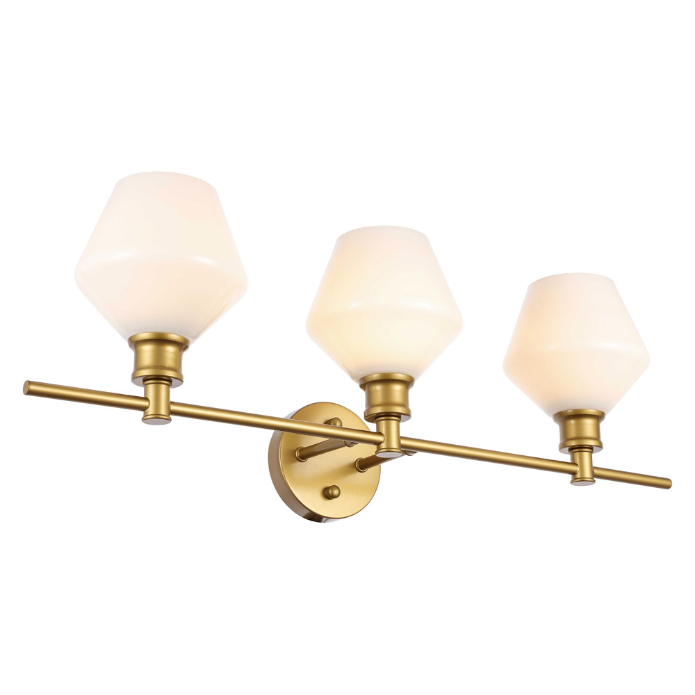 Elegant Wall Sconce - Brass/Matte Glass (LD2317BR)