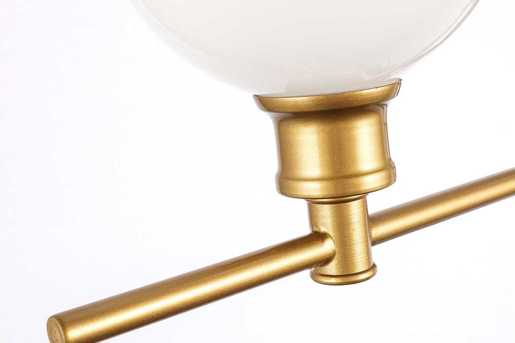 Elegant Wall Sconce - Brass/Matte Glass (LD2323BR)