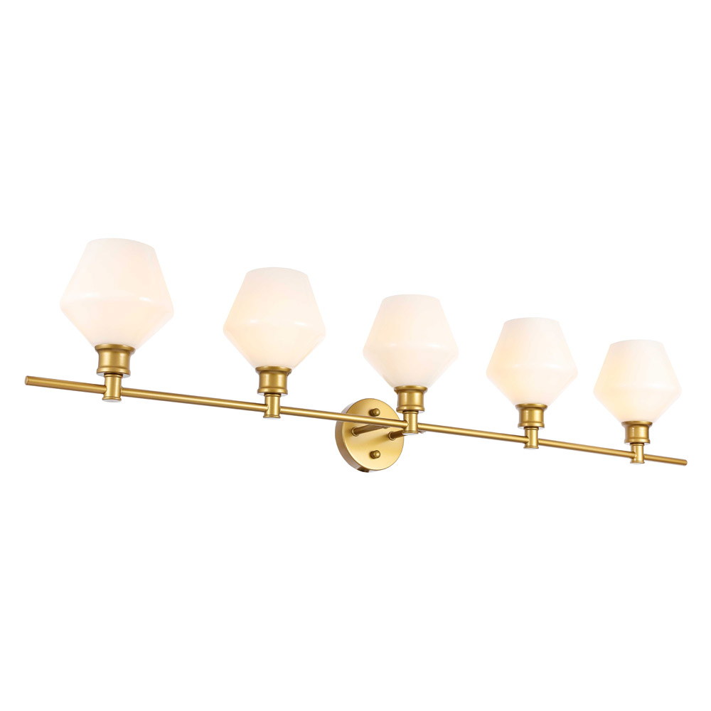 Elegant Wall Sconce - Brass/Matte Glass (LD2325BR)