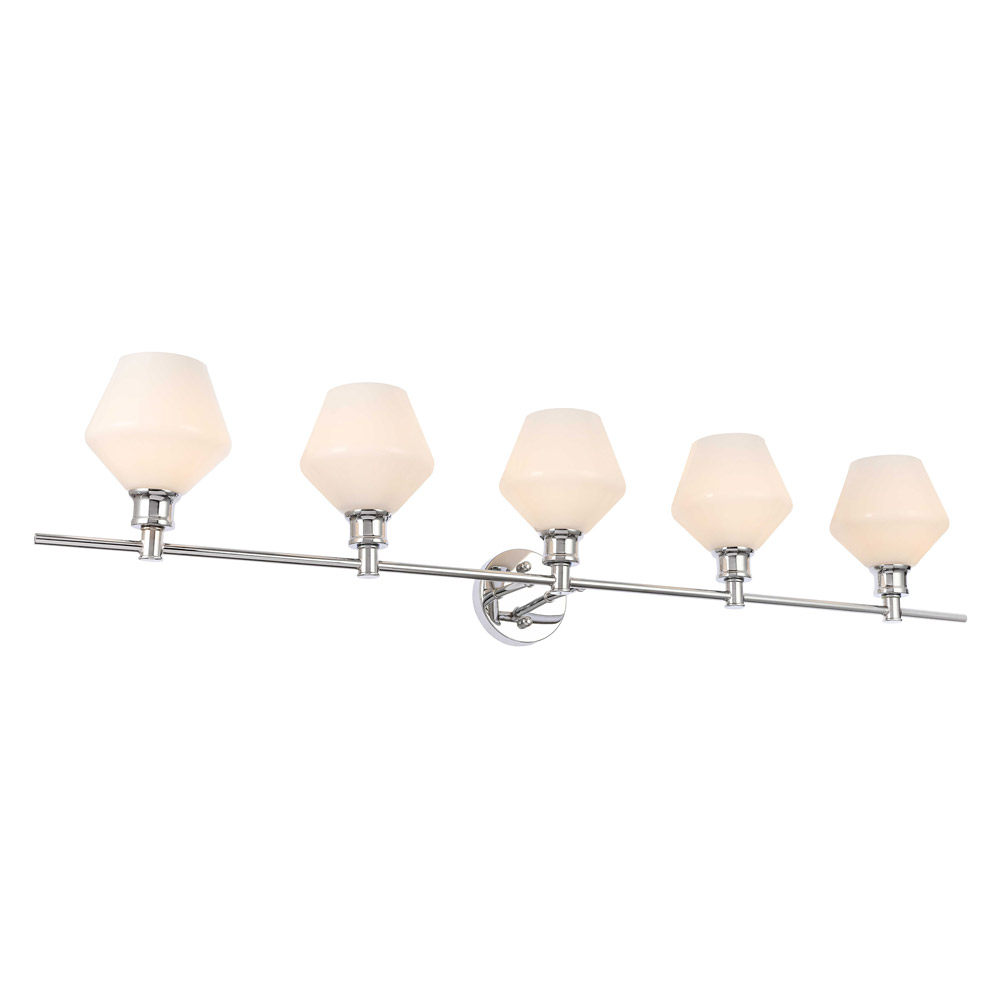 Elegant Wall Sconce - Chrome/Matte Glass (LD2325C)