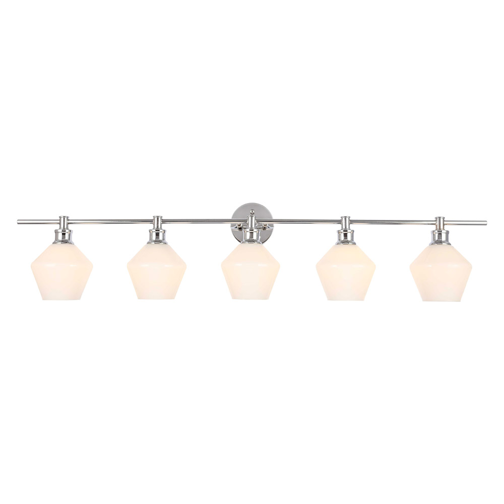 Elegant Wall Sconce - Chrome/Matte Glass (LD2325C)