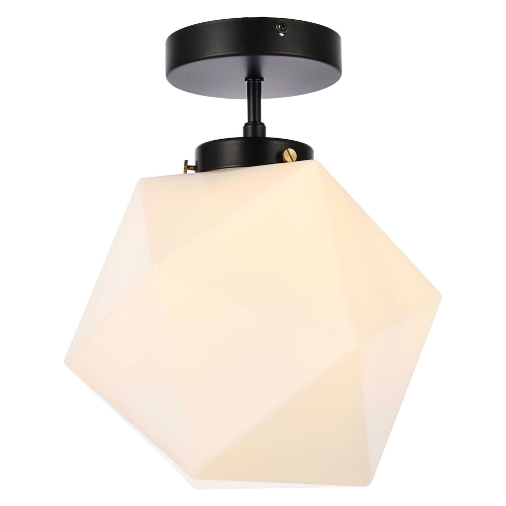 Elegant - Lawrence 1 Light Flush Mount