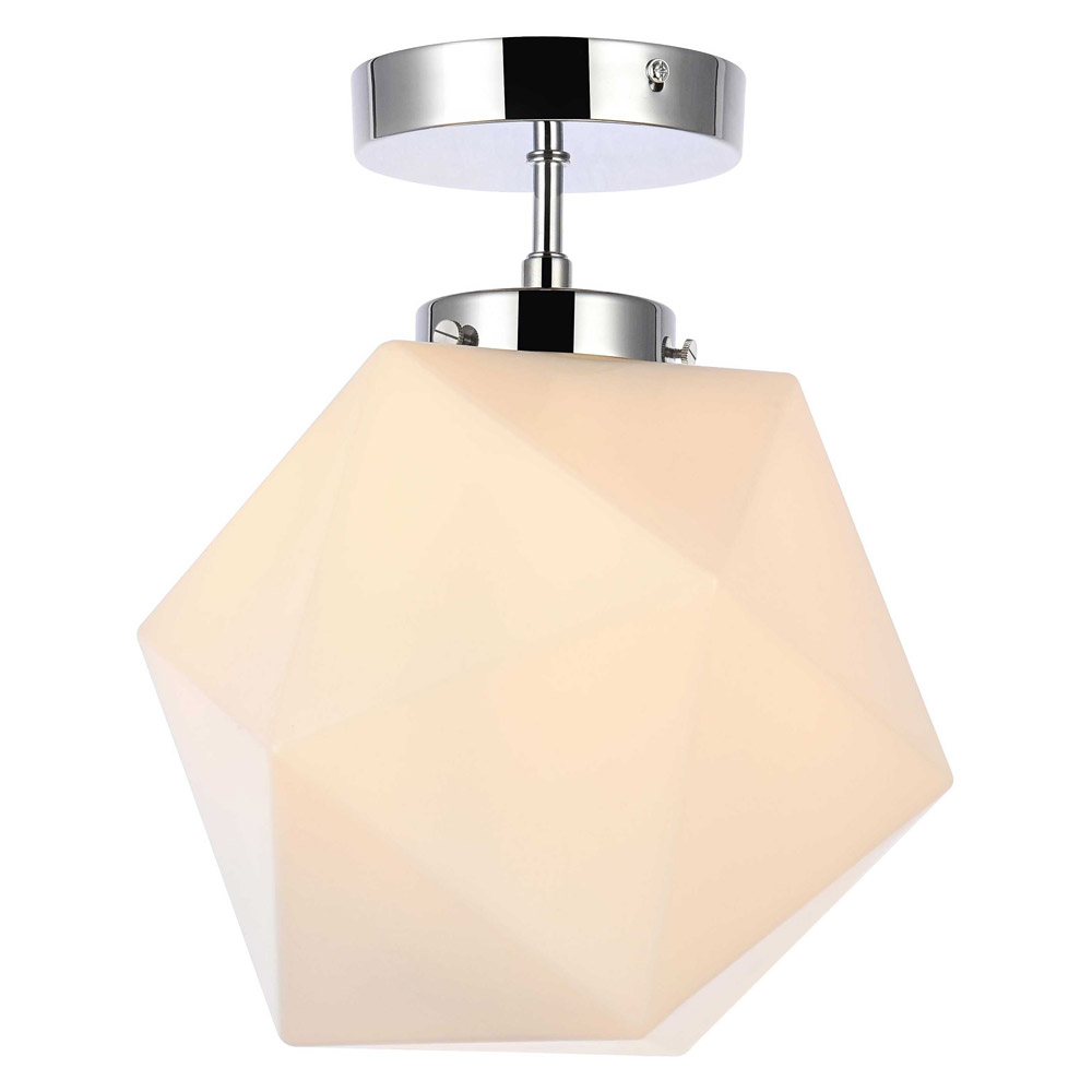 Elegant - Lawrence 1 Light Flush Mount