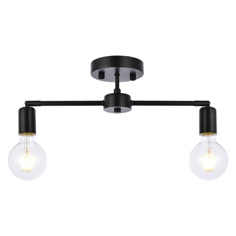 Elegant - Zane 2 Lights Flush Mount