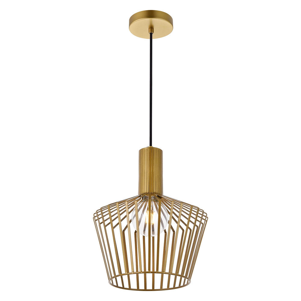 Elegant Pendant Light - Burnished Nickel (LD2414BR)