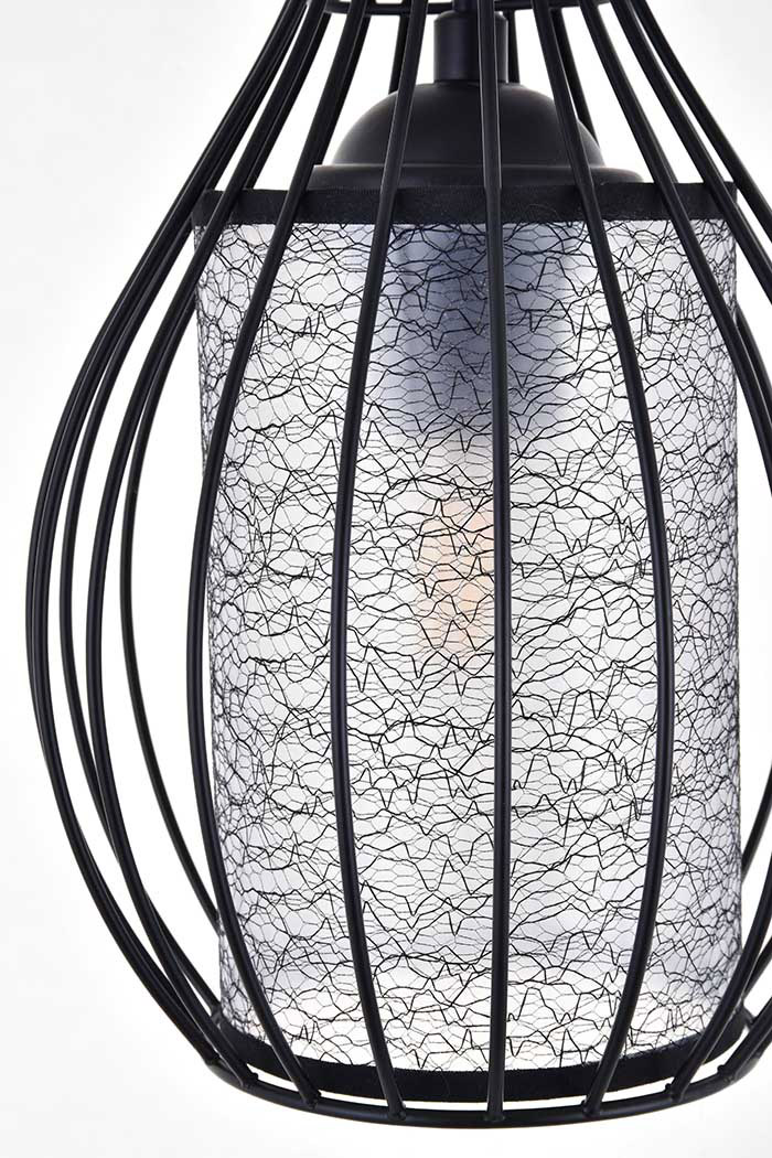 Elegant Pendant Light - Black (LD2419BK)