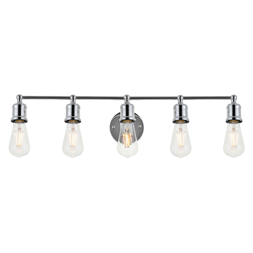 Elegant - Serif 5 Lights Wall Sconce