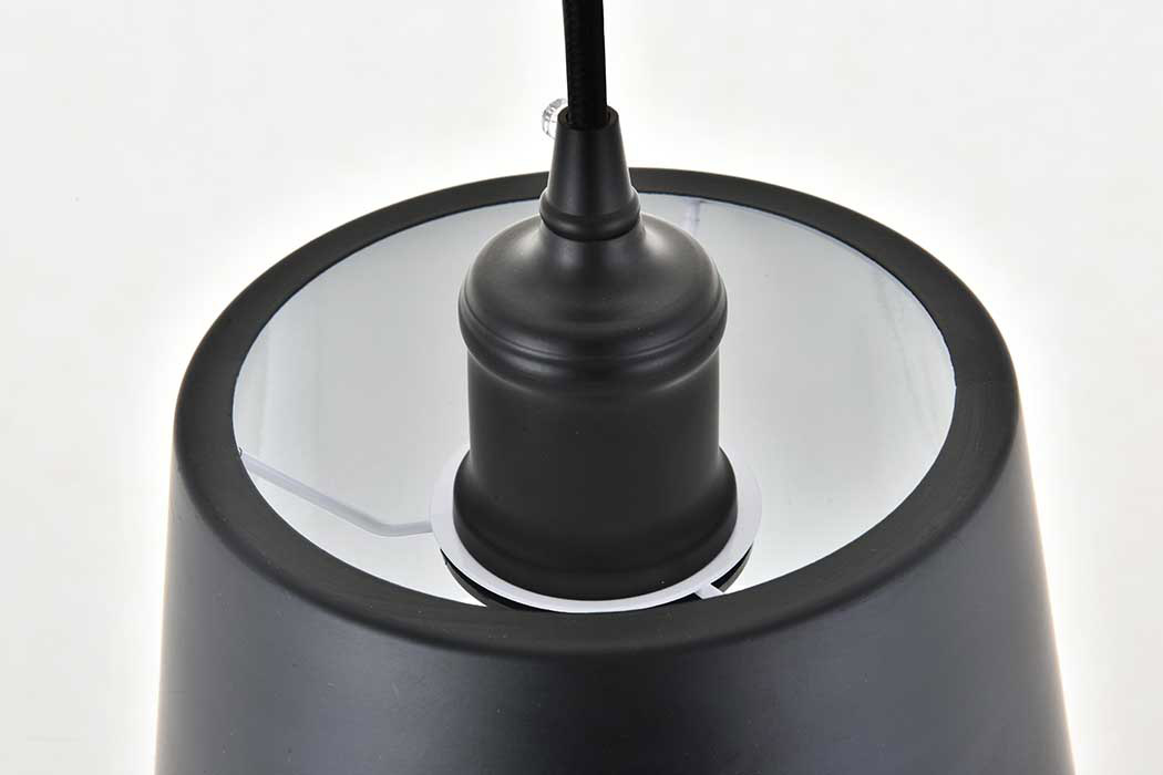 Elegant Nota 3 Light Pendant - Black (LD4057D40BK)