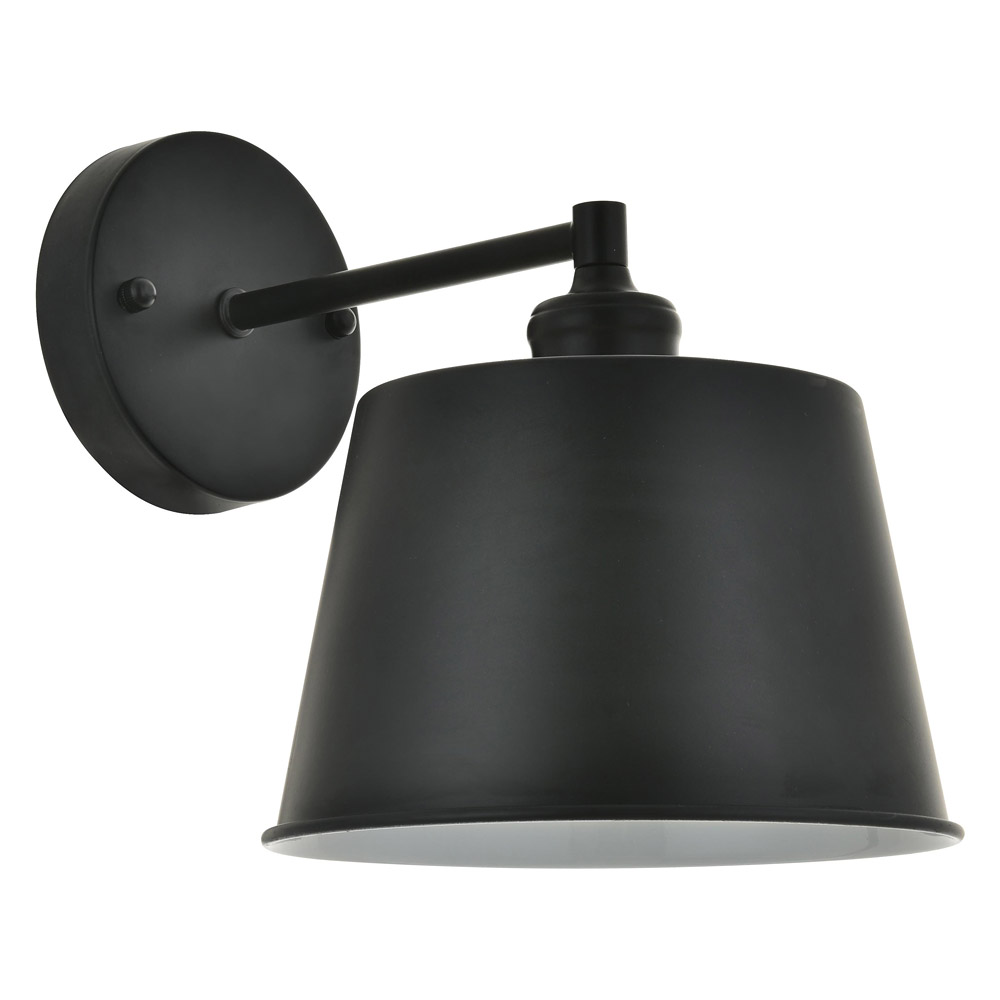 Elegant Nota 1 Light Wall Sconce - Black (LD4058W8BK)