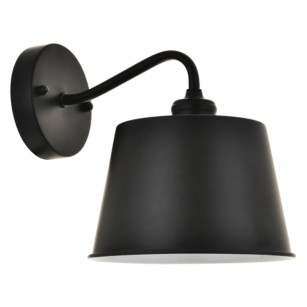 Elegant Nota 1 Light Wall Sconce - Black (LD4059W8BK)