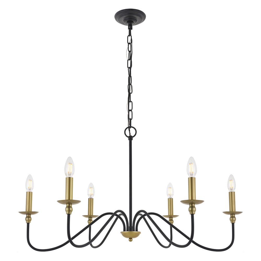 Elegant - Rohan 6-Light Chandelier