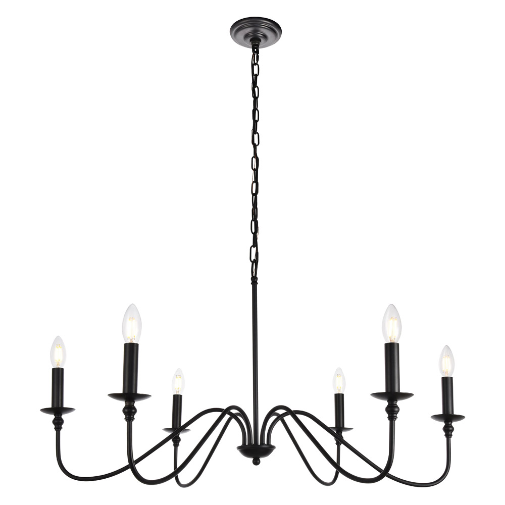 Elegant - Rohan 6-Light Chandelier