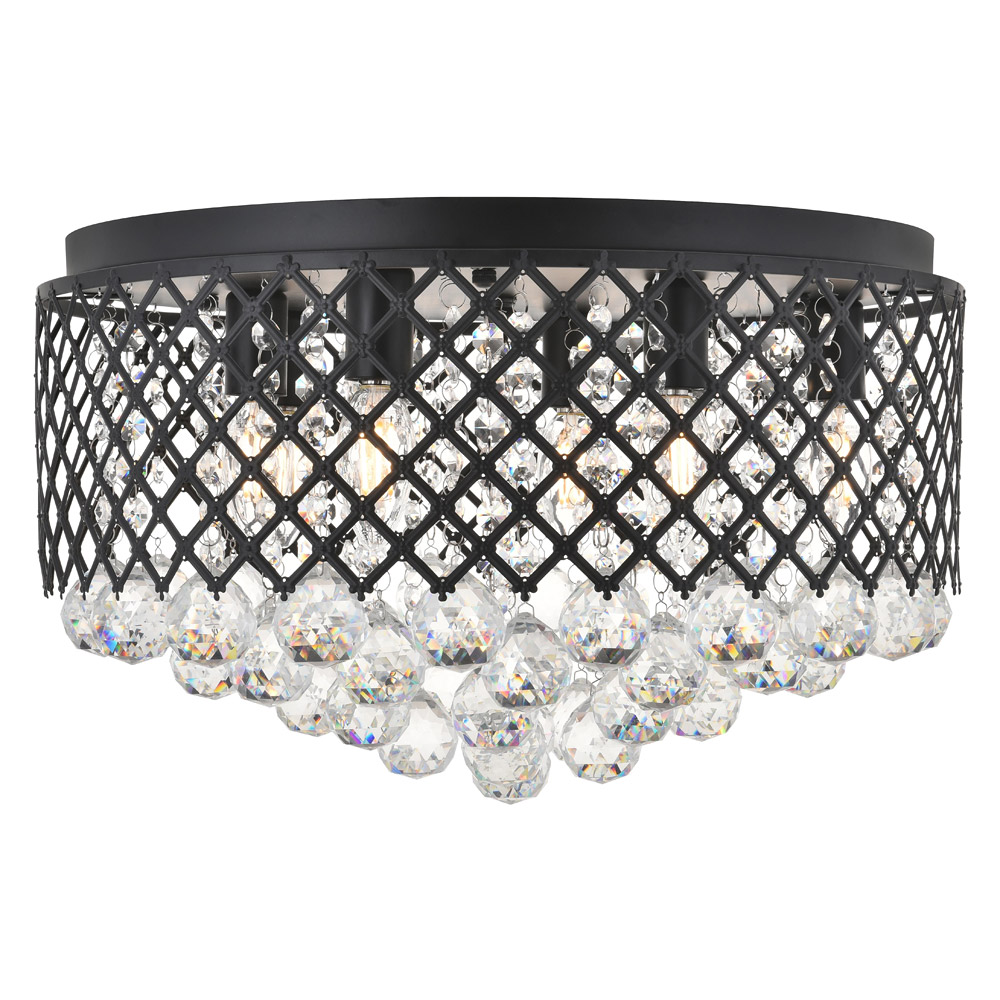 Elegant - Tully 4-Light Flush Mount