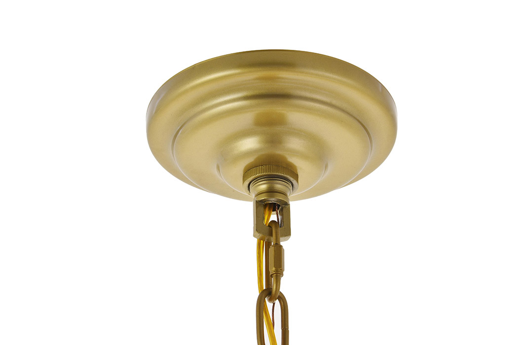 Elegant Kora 5-Light Pendant - Brass, L 13" (LD5016D13BR)