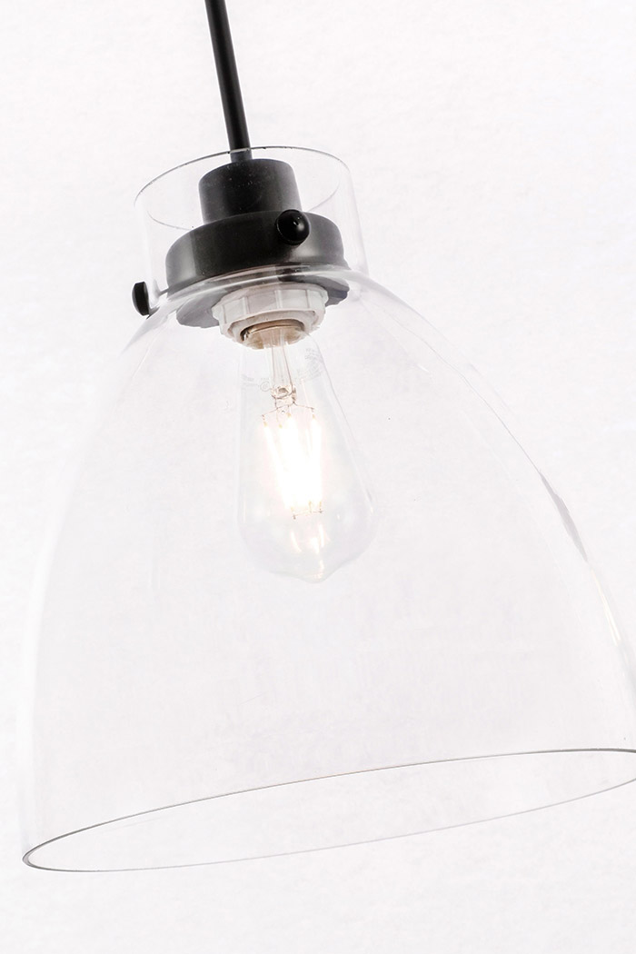 Elegant Pendant Light - Black, L 42" (LD5030D42BK)