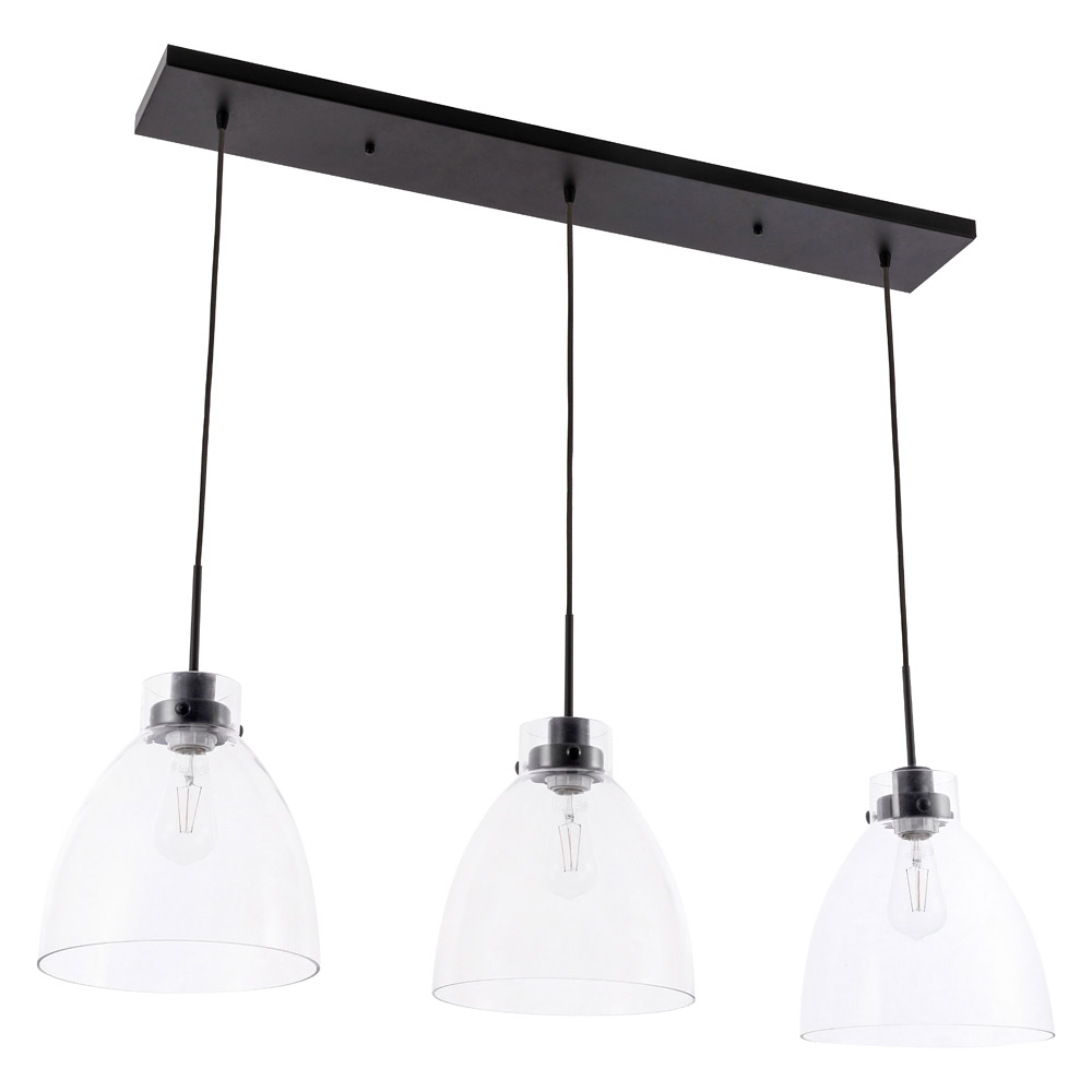 Elegant Pendant Light - Black, L 42" (LD5030D42BK)