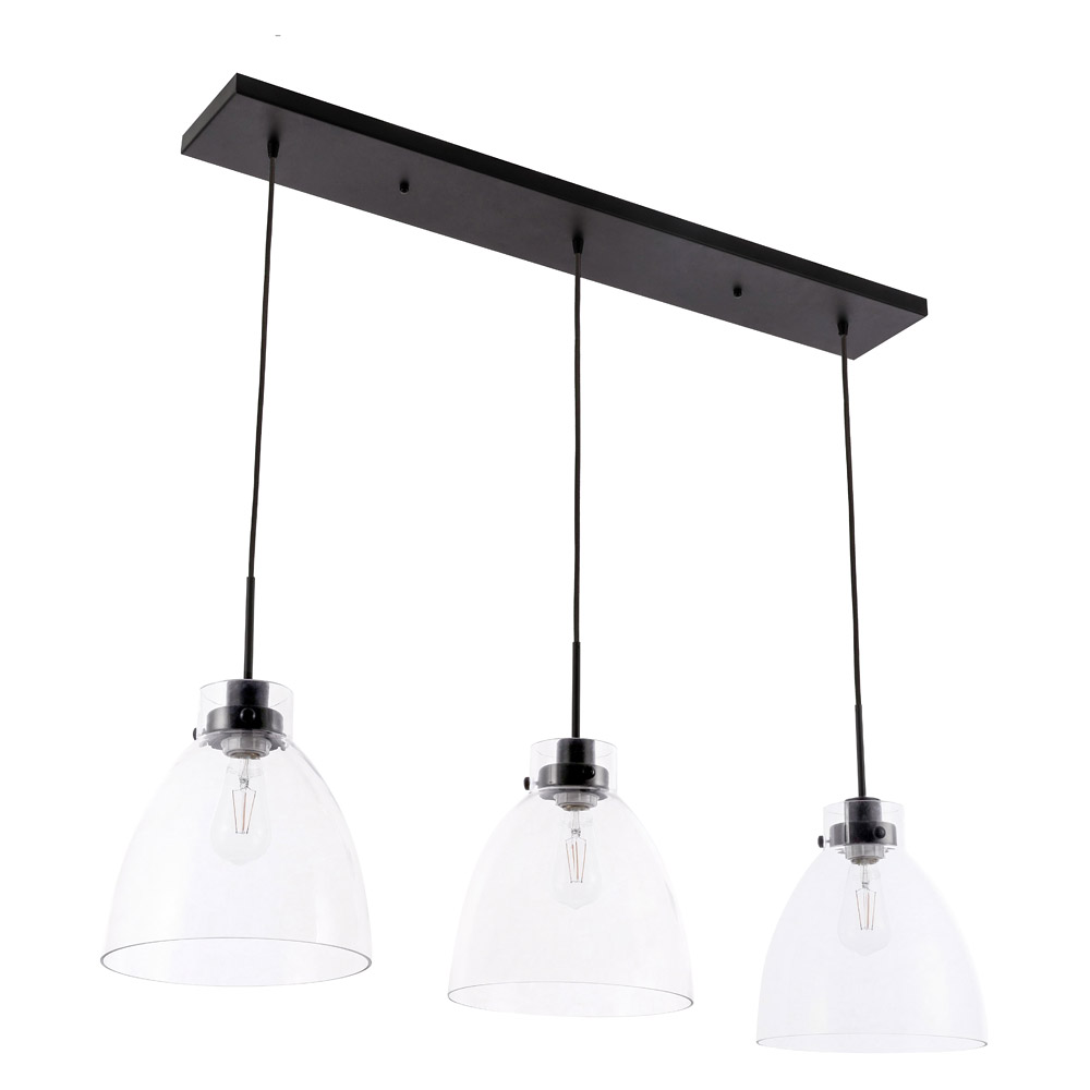 Elegant Pendant Light - Black, L 42" (LD5030D42BK)