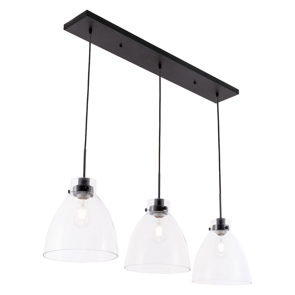 Elegant Pendant Light - Black, L 42" (LD5030D42BK)