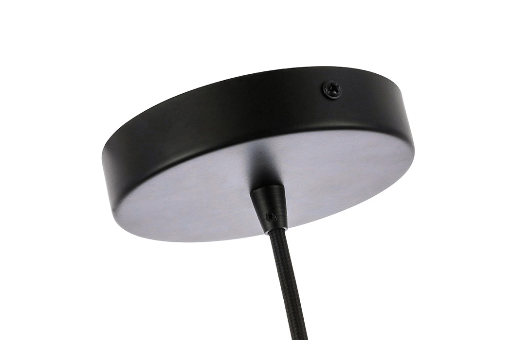 Elegant Pendant Light - Black, L 8" (LD5031D8BK)