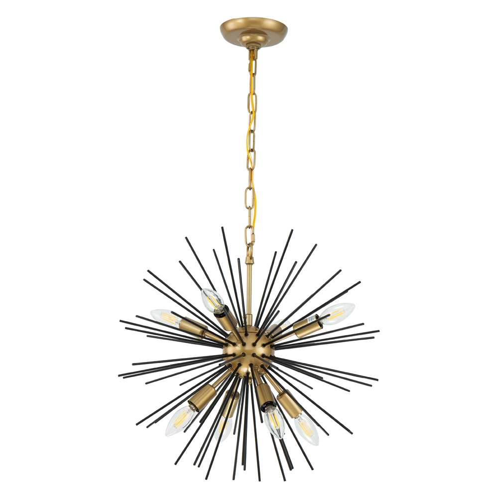 Elegant Pendant Light - Black, L 20" (LD5035D20BK)