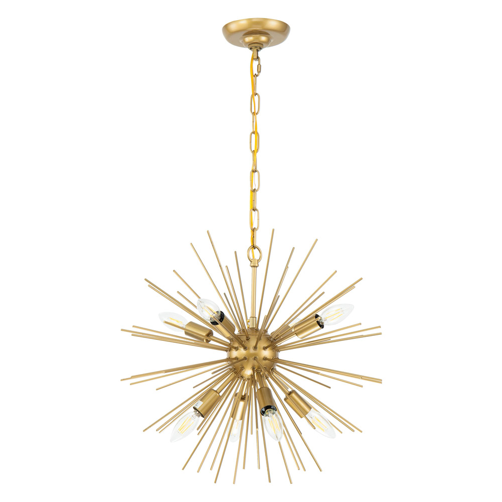 Elegant Pendant Light - Brass, L 20" (LD5036D20BR)