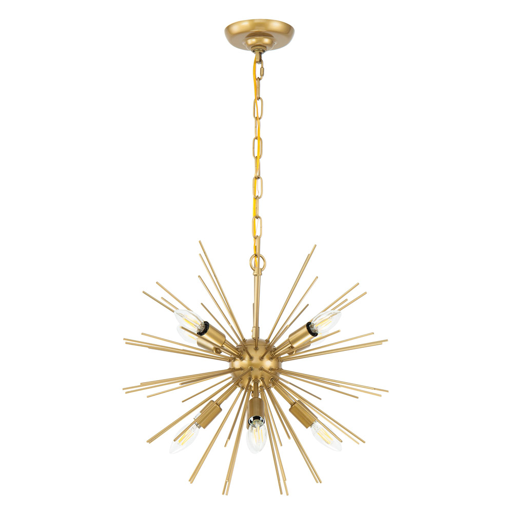 Elegant Pendant Light - Brass, L 20" (LD5036D20BR)