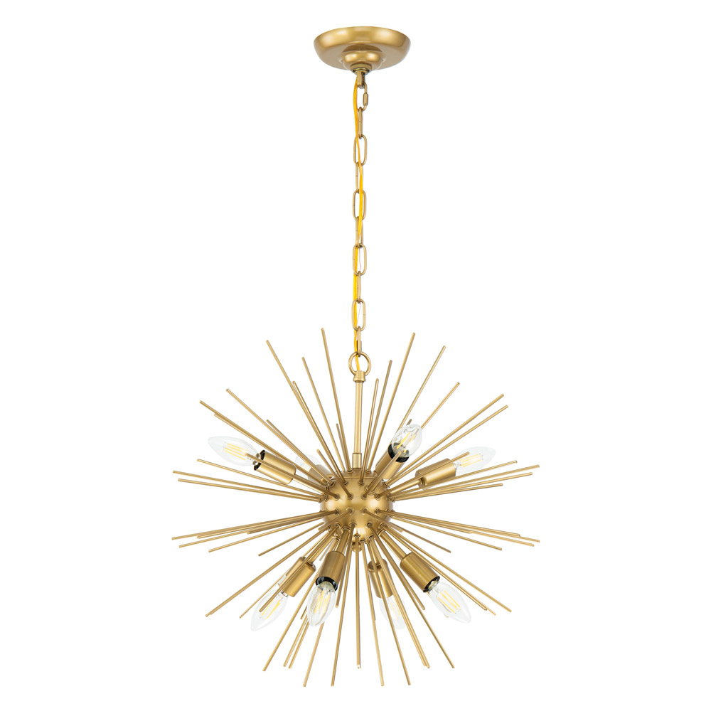 Elegant Pendant Light - Brass, L 20" (LD5036D20BR)