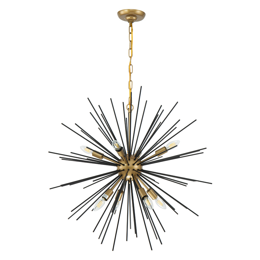 Elegant Pendant Light - Black, L 30" (LD5038D30BK)