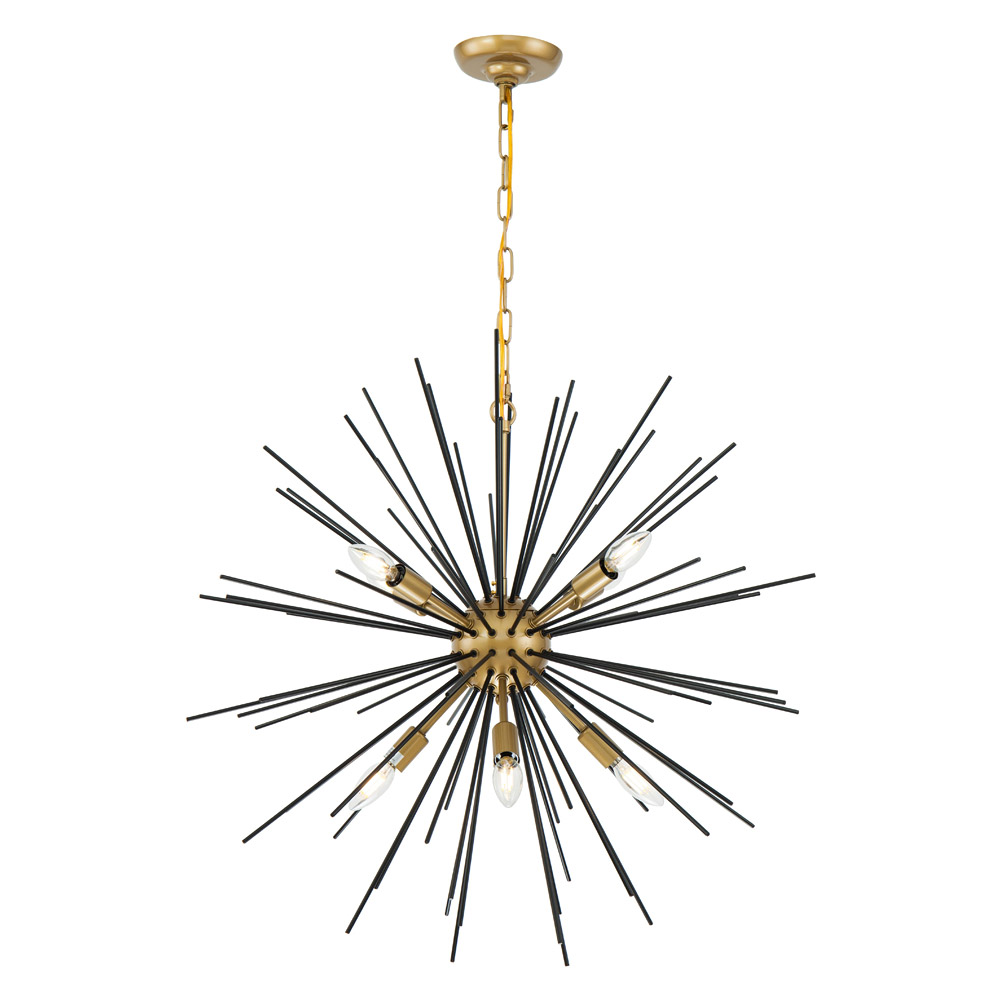 Elegant Pendant Light - Black, L 30" (LD5038D30BK)