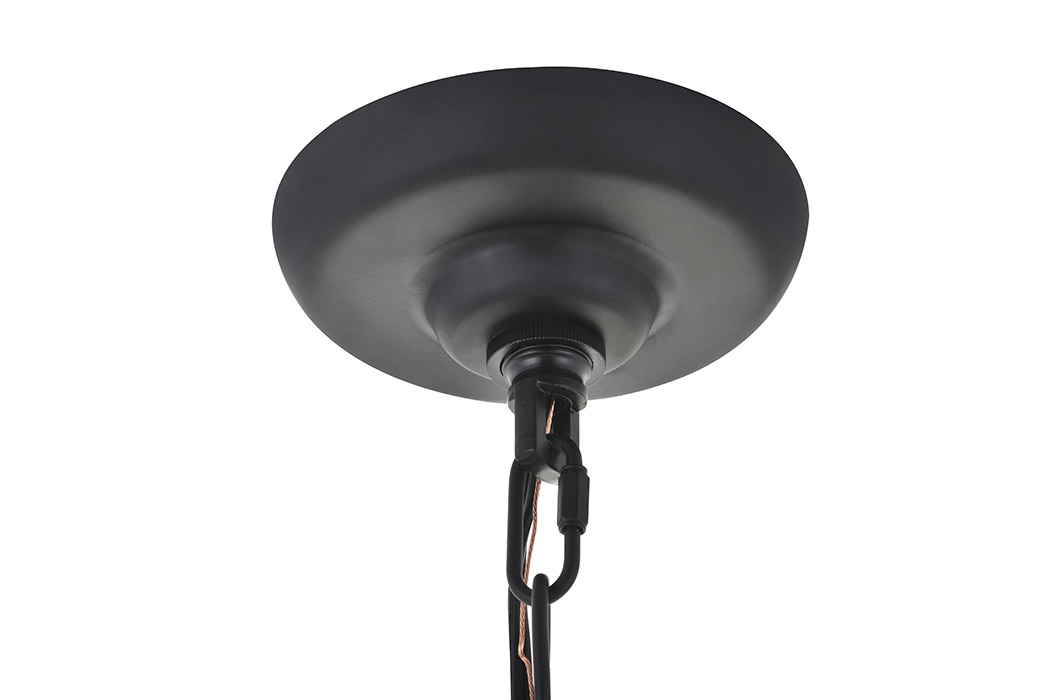 Elegant Selene 1 Light Pendant - Black, L 10" (LD5050D10BK)