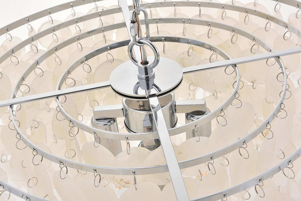 Elegant Selene 1 Light Pendant - Chrome, L 20" (LD5050D20C)