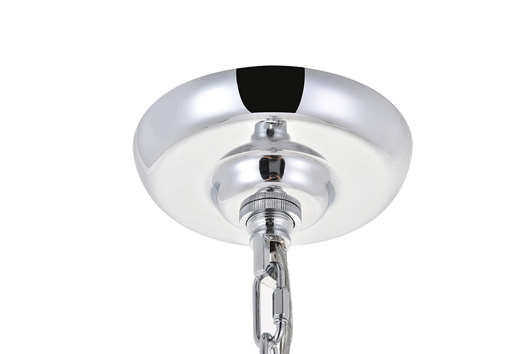 Elegant Selene 1 Light Pendant - Chrome, L 20" (LD5050D20C)