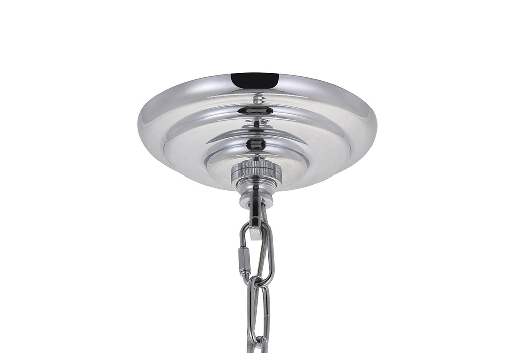 Elegant Wallace 3 Light Pendant - Chrome, L 12" (LD5055D12C)