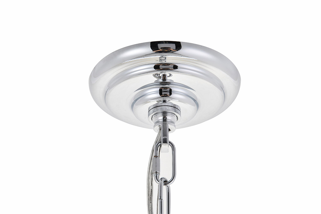 Elegant Wallace 3 Light Pendant - Chrome, L 16" (LD5055D16C)