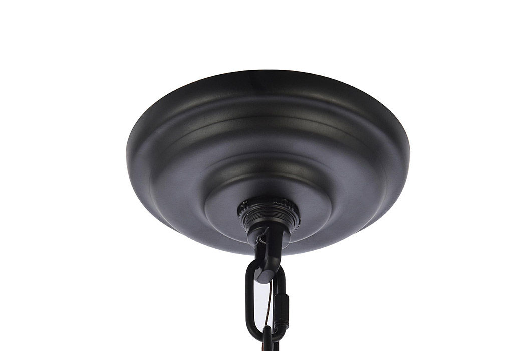 Elegant Rohan Chandelier - Matte Black, L 42" (LD5056D42MB)