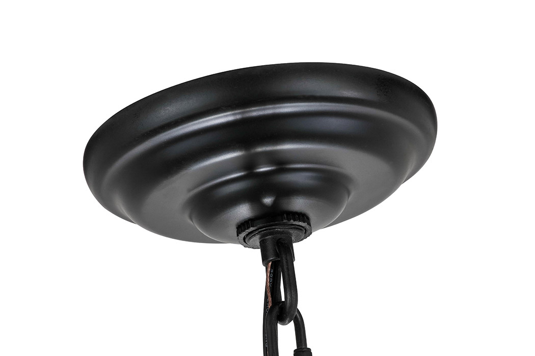 Elegant Pendant Light - Black, L 12" (LD6005D12BK)